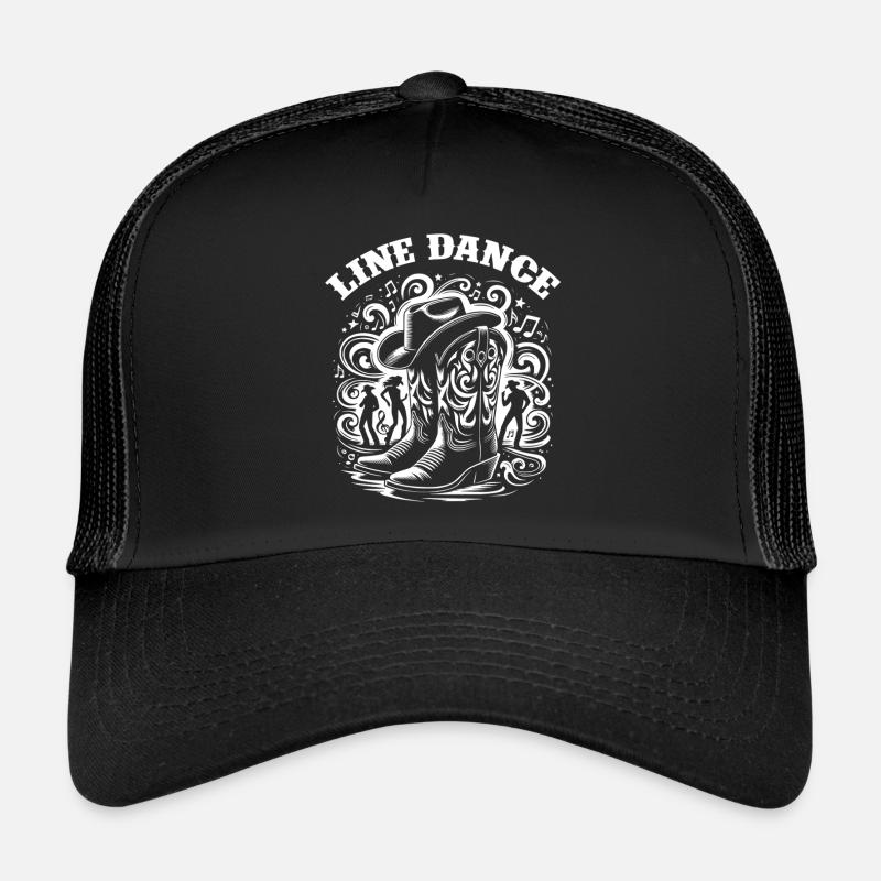 Line Dancing Country Dance - Line Dance Tanzen Trucker Cap