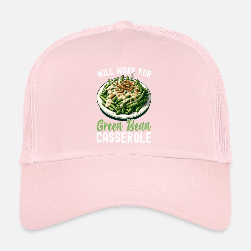 Casserole de haricots verts Casquette trucker 