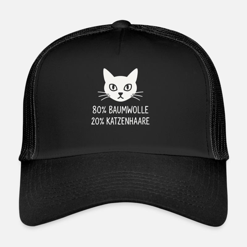 80% Baumwolle – 20% Katzenhaare Trucker Cap