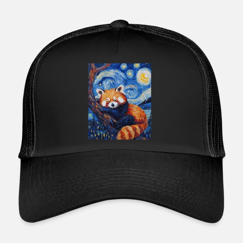 Red panda Trucker Cap