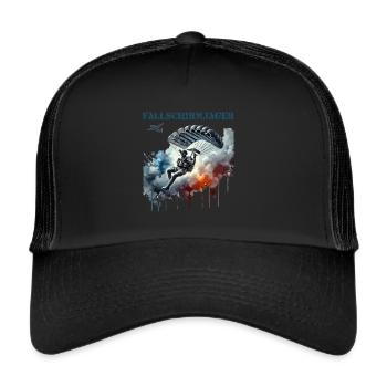 Fallschirmjäger 2 - Sky Warriors - Trucker Cap - black/black - Front