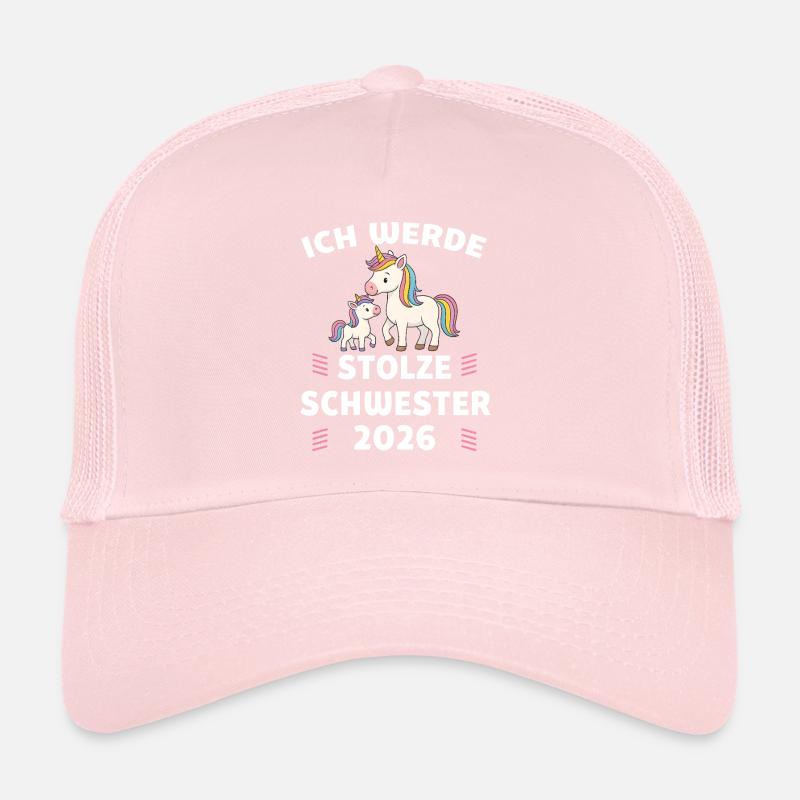 Ich werde stolze Schwester 2026 Einhorn Trucker Cap