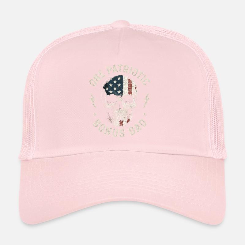 Papa bonus avec drapeau tête de mort Casquette trucker 