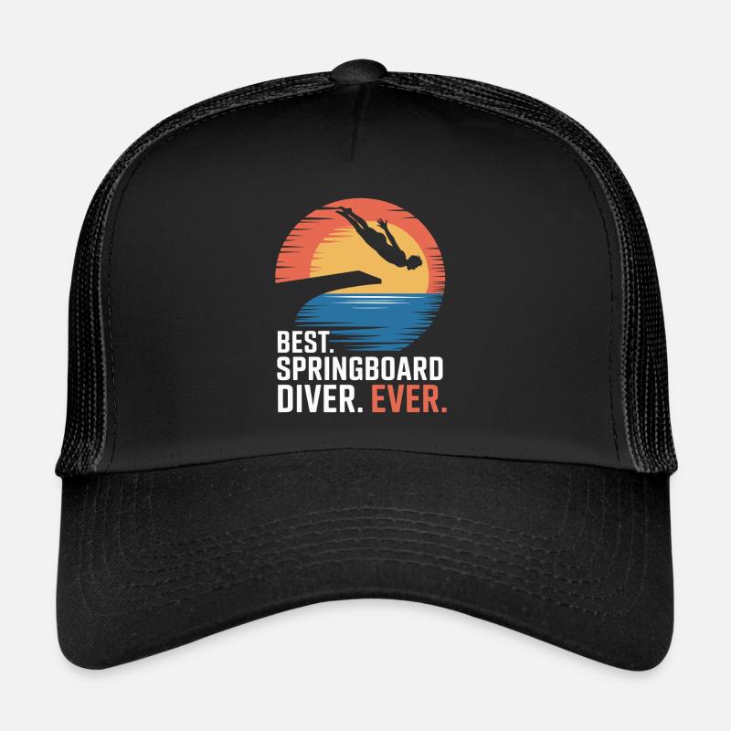 Kunstspringen Turmspringer Sprungbrett Trucker Cap