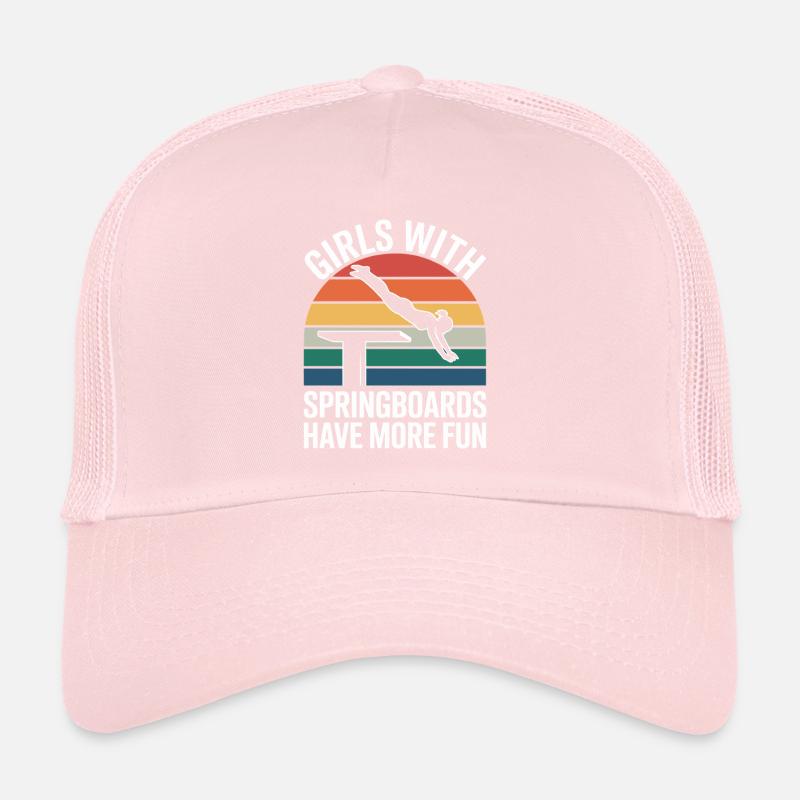 Kunstspringen Turmspringer Sprungbrett Trucker Cap