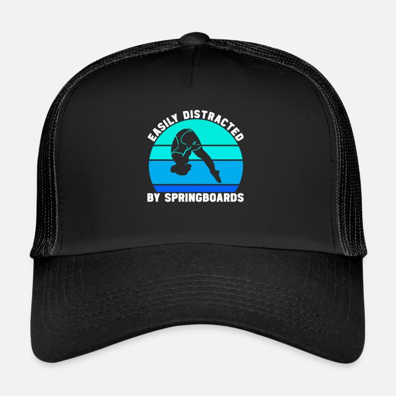 Diving diving board Trucker Cap