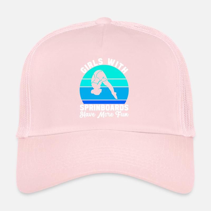 Diving diving board Trucker Cap