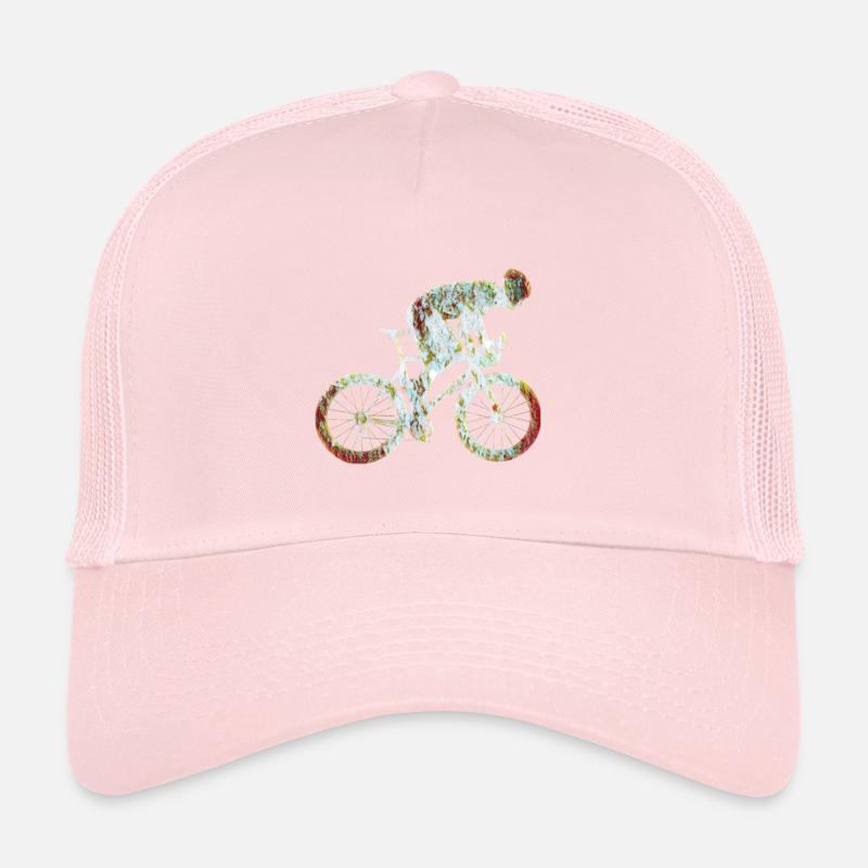Vélo de course silhouette Casquette trucker 