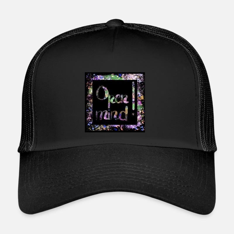 ouvert Casquette trucker 