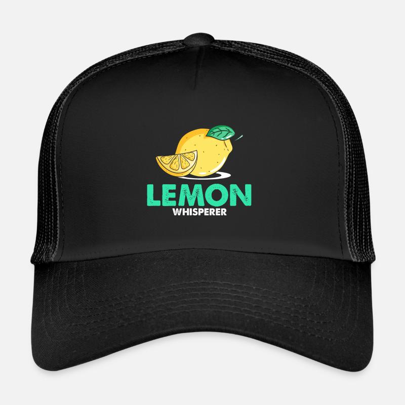 Limonade Limonade Limonade Limonade Stand Design - Casquette trucker  - noir/noir