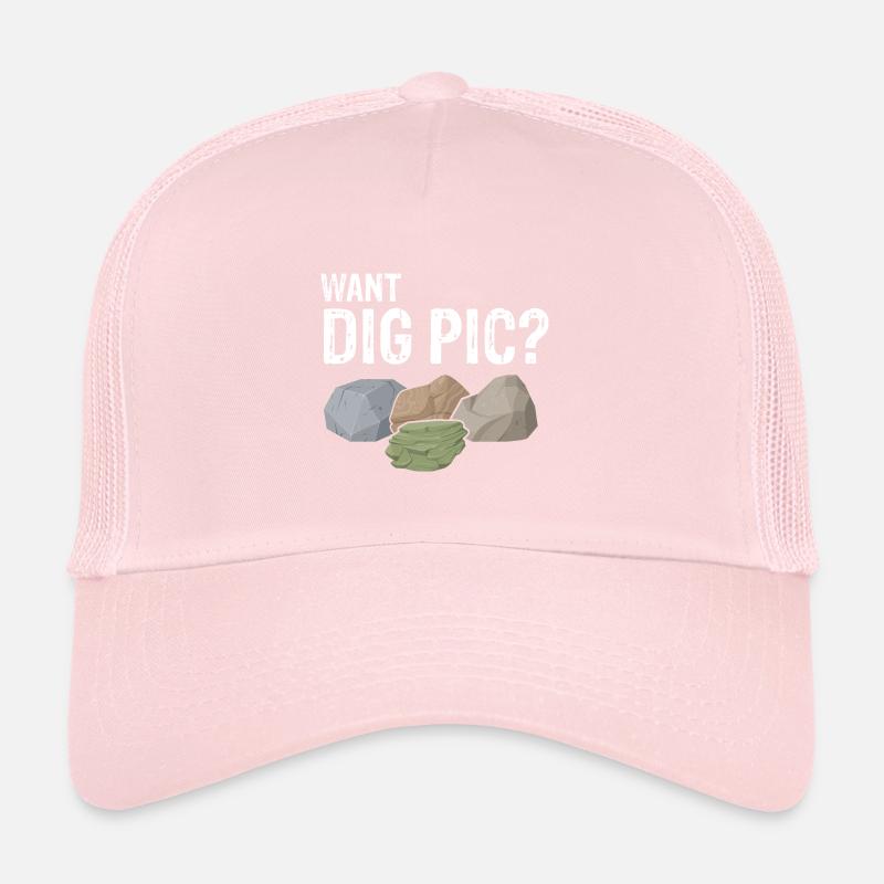 Recherche sur les roches et conception de roches à quartz Casquette trucker 
