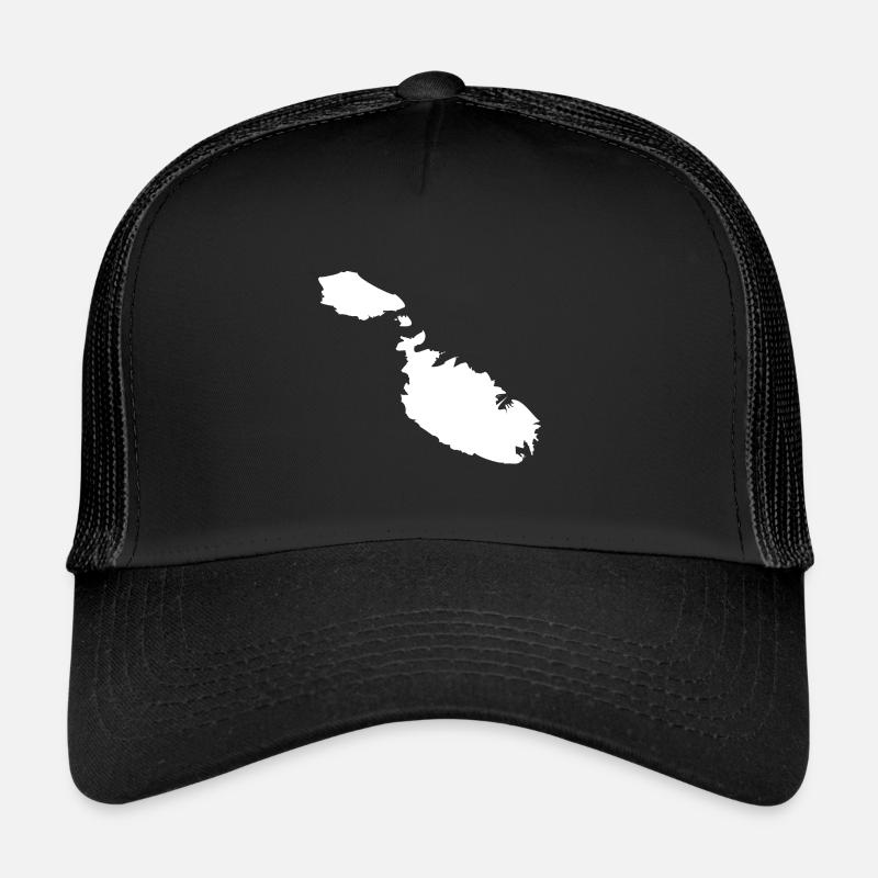 Malte carte drapeau Casquette trucker 