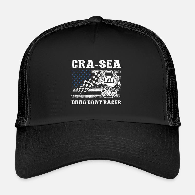 Conception de bateaux de course pour les courses de dragsters Casquette trucker 
