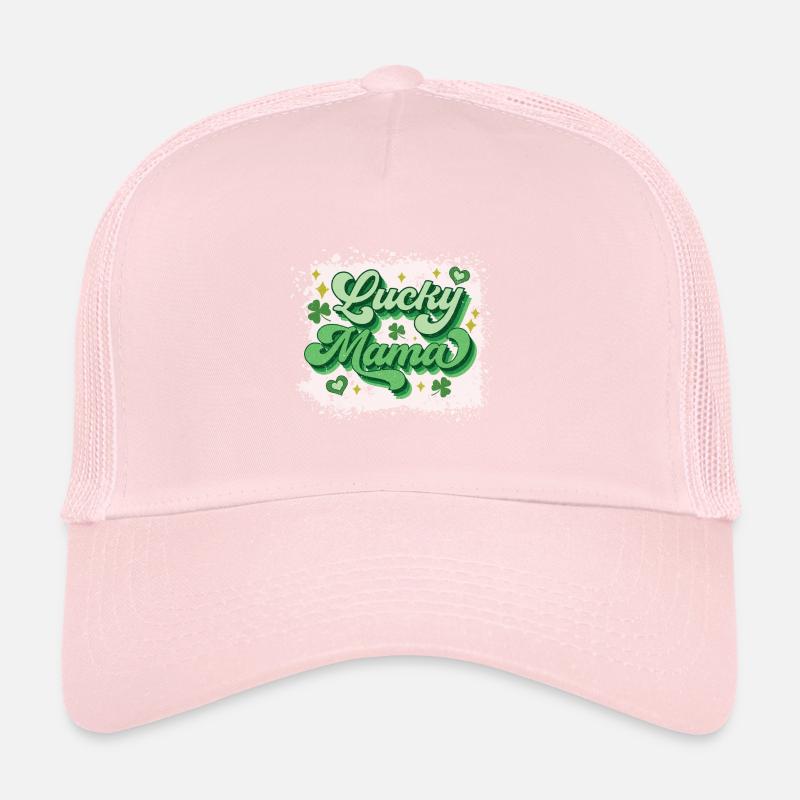 Fête de la Saint-Patrick Maman heureuse Casquette trucker 