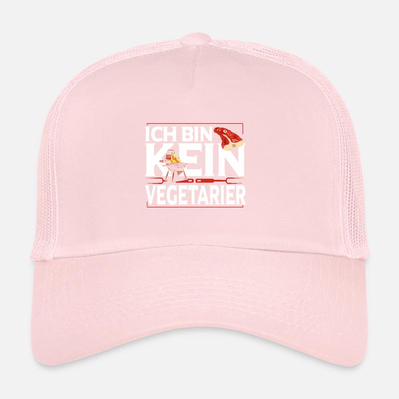 Grillkönig Carnivore Fleischesser Kein Vegetarier Trucker Cap