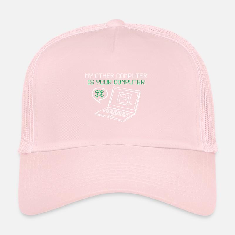 Hacker Mon Autre Ordinateur Est à toi Casquette trucker 