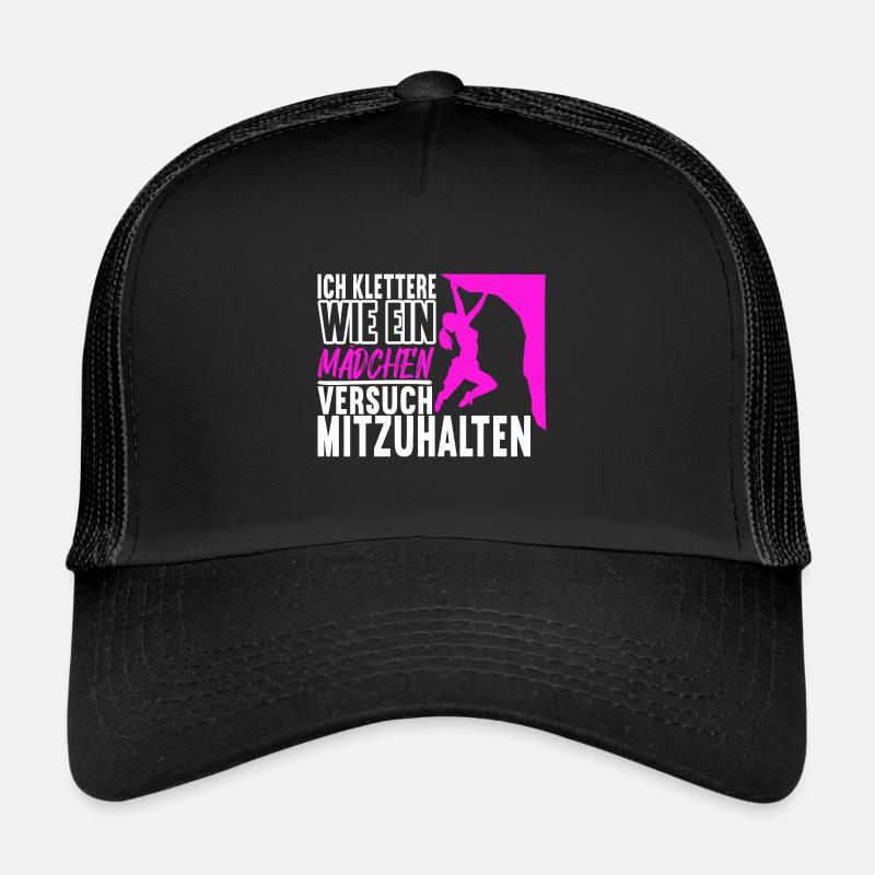 Klettern Kletterer Trucker Cap