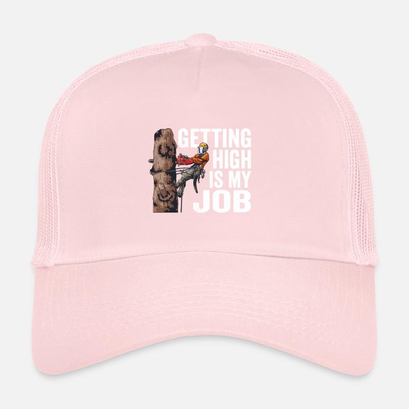 Tronçonneuse Se défoncer est mon travail bûcheron Casquette trucker 