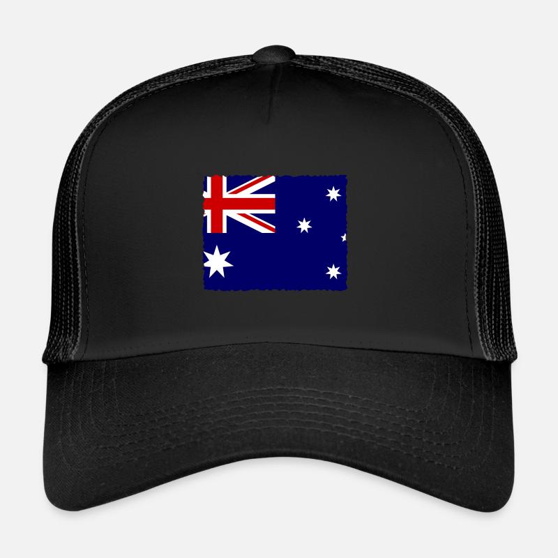 Drapeau de l’Australie sous le drapeau australien Casquette trucker 