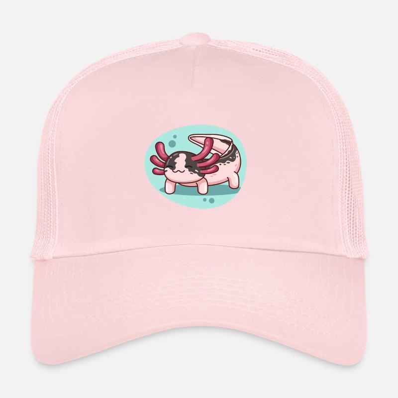 Piebald Axolotl Design for Axolotl Lovers Trucker Cap
