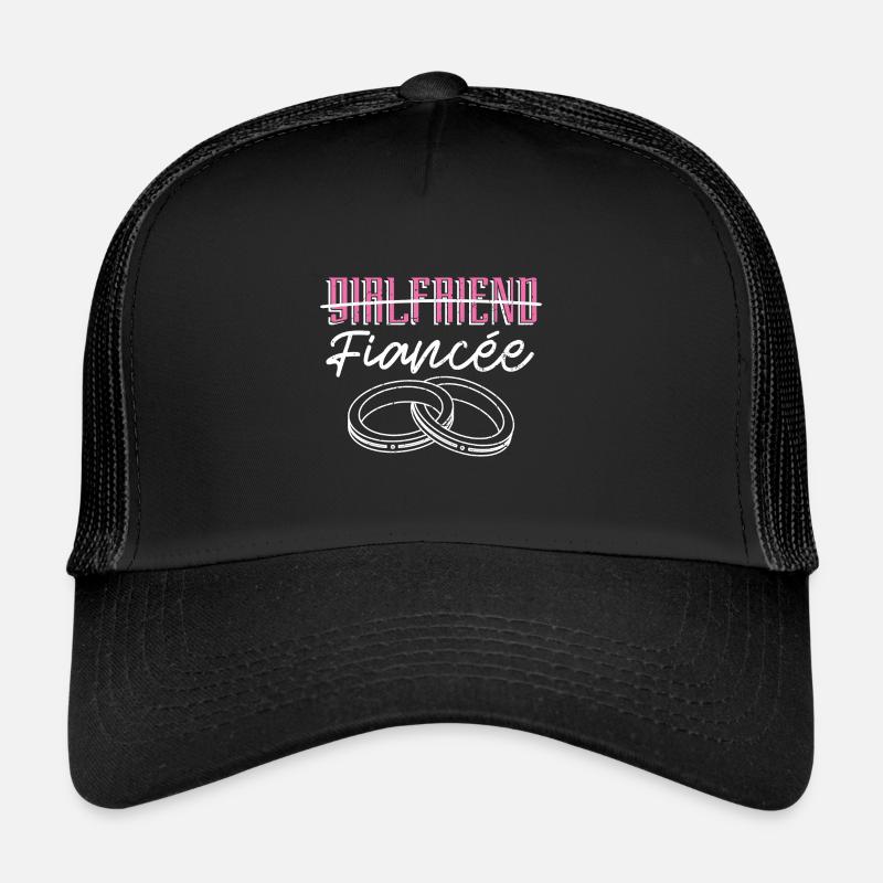 girlfriend, partner, fiancée, gift, engagement Trucker Cap