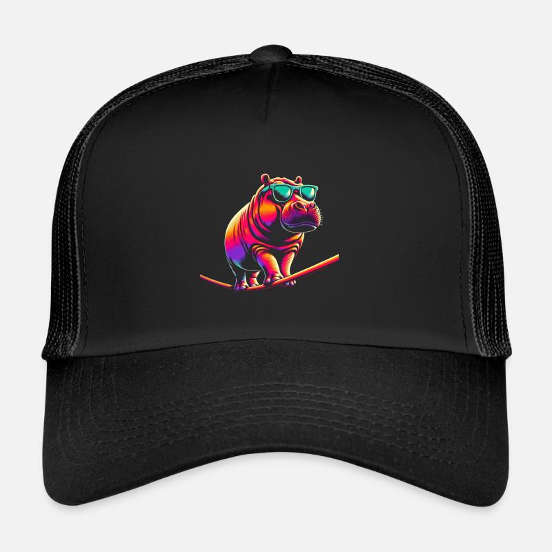 Hippopotame Slackline Casquette trucker 