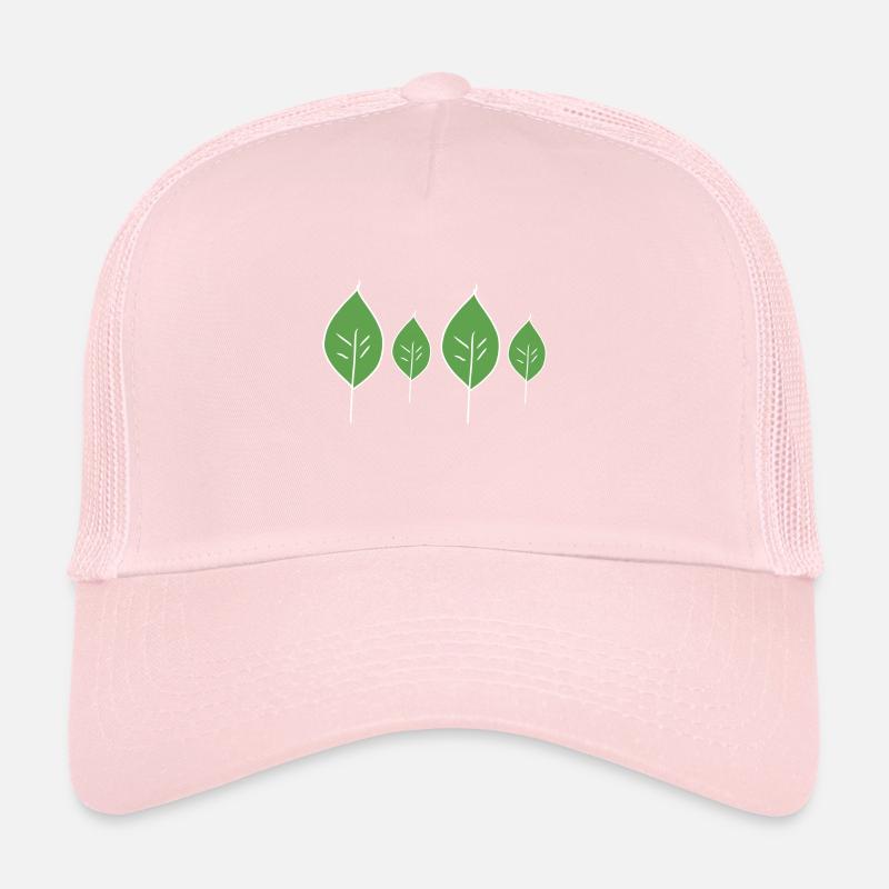 Four leaves leaf plant symbol Trucker Cap
