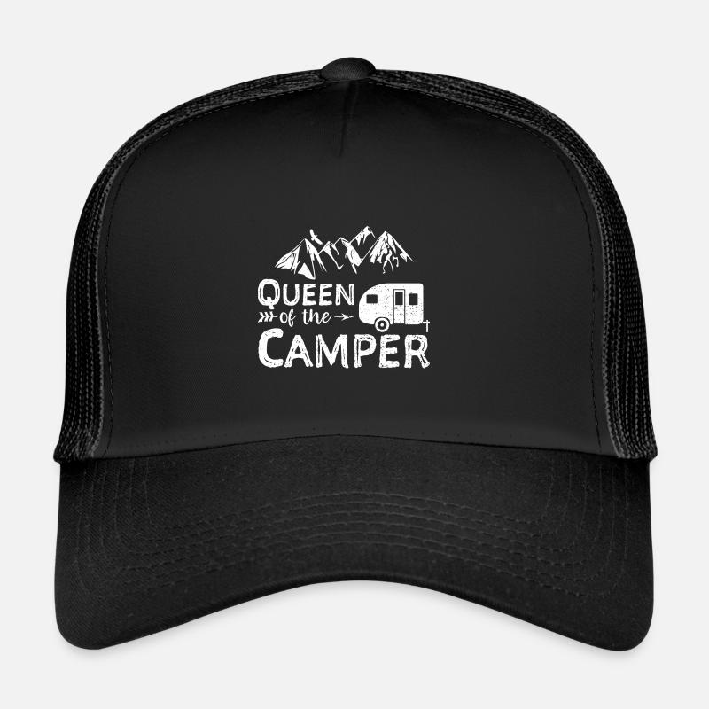 Reine du campeur - Camping Casquette trucker 