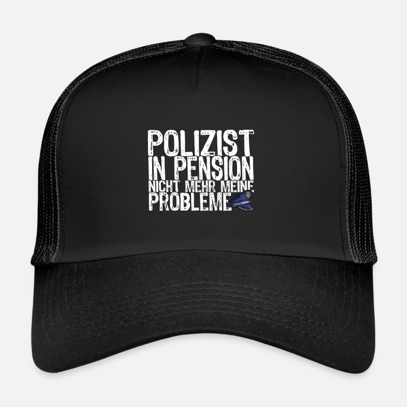 Polizist In Pension Polizei Abschiedsgeschenk Trucker Cap