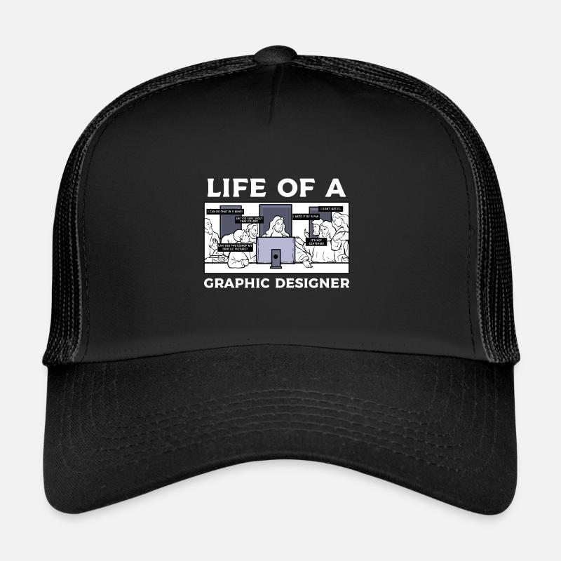 Graphic Designer Graphic Designer Artist Trucker Cap