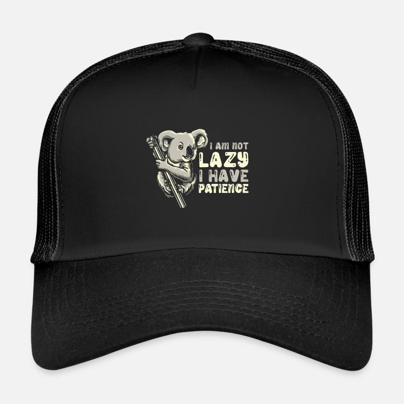 Koala Koalabär - Trucker Cap - Schwarz/Schwarz