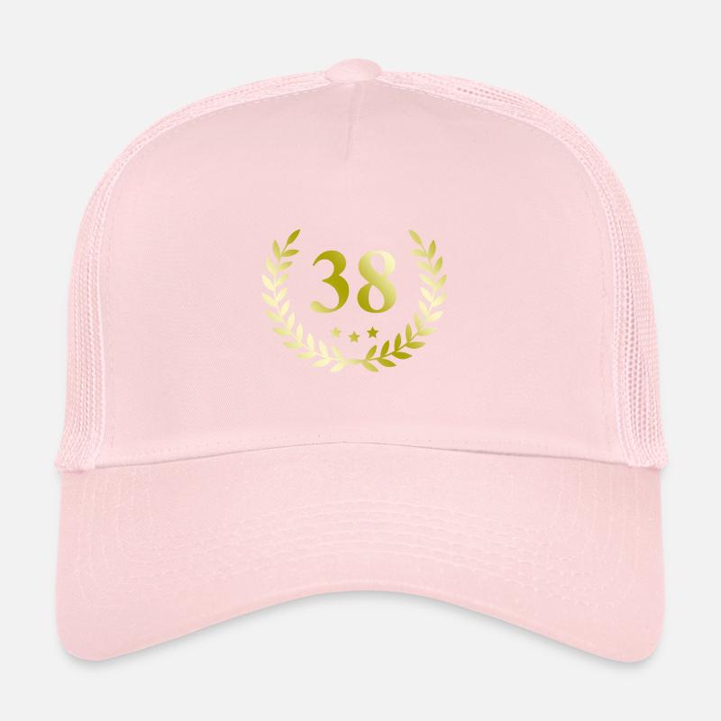 38 Couronne numérique Casquette trucker 