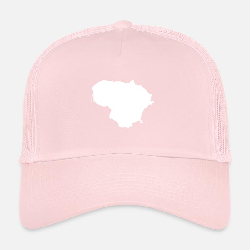 Drapeau de la carte de la Lituanie Casquette trucker 