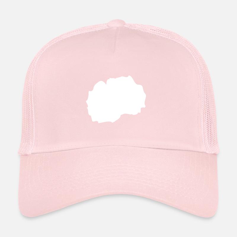 Drapeau de la carte Macédoine Casquette trucker 
