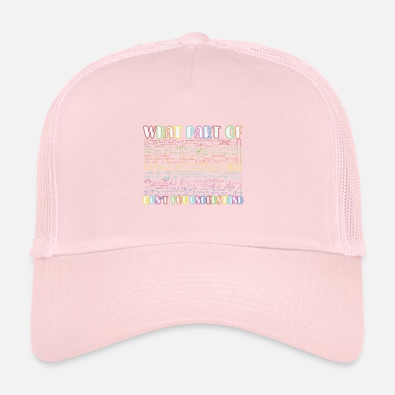Funny Math Quote Math Teacher Math Sayings Trucker Cap
