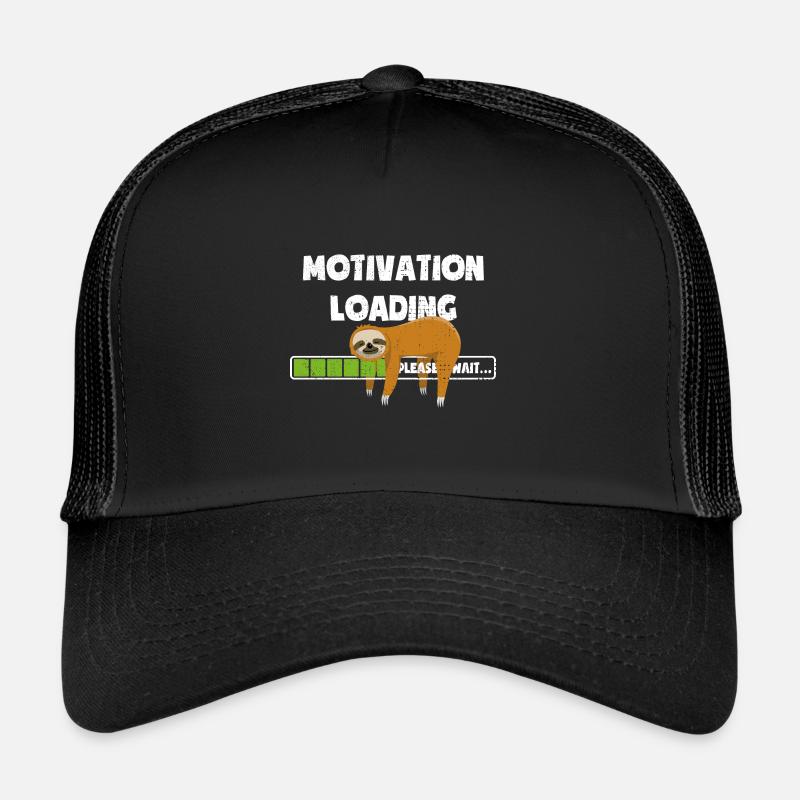 Faultier - Motivation wird geladen - bitte warten Trucker Cap