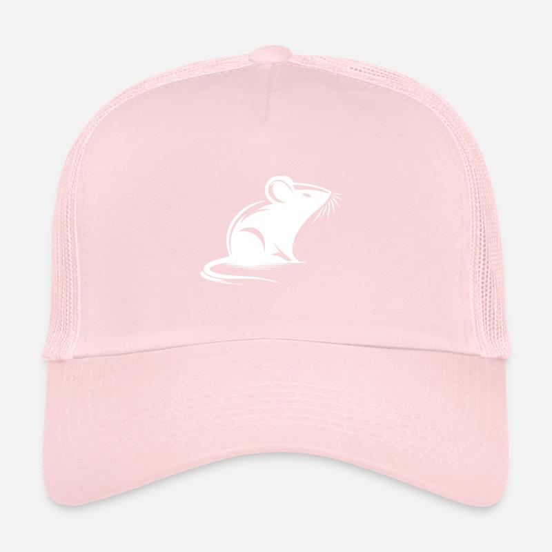 Maus Zeichnung Tattoo Style Trucker Cap