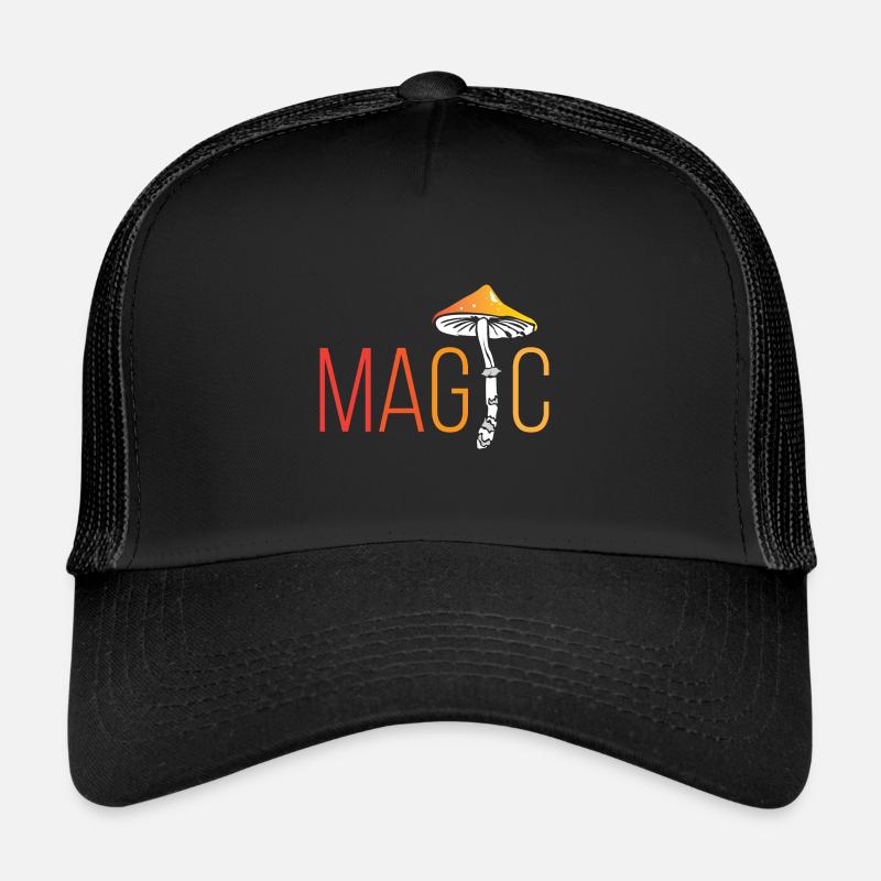 Magic Mushroom Mushroom Collector Trucker Cap