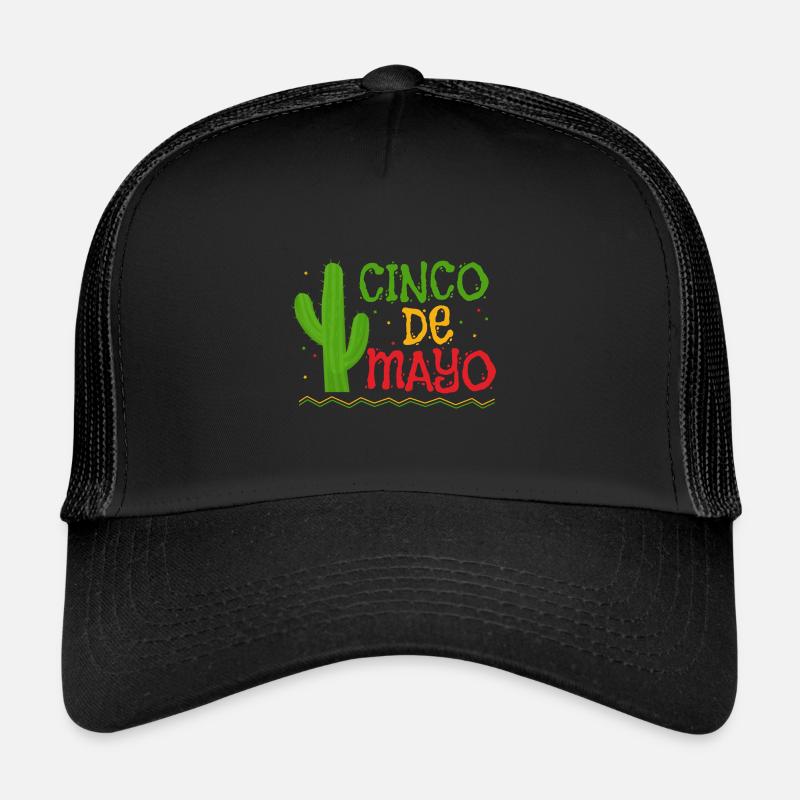 Cactus Cinco De Mayo Mexican Fiesta Mexico Trucker Cap