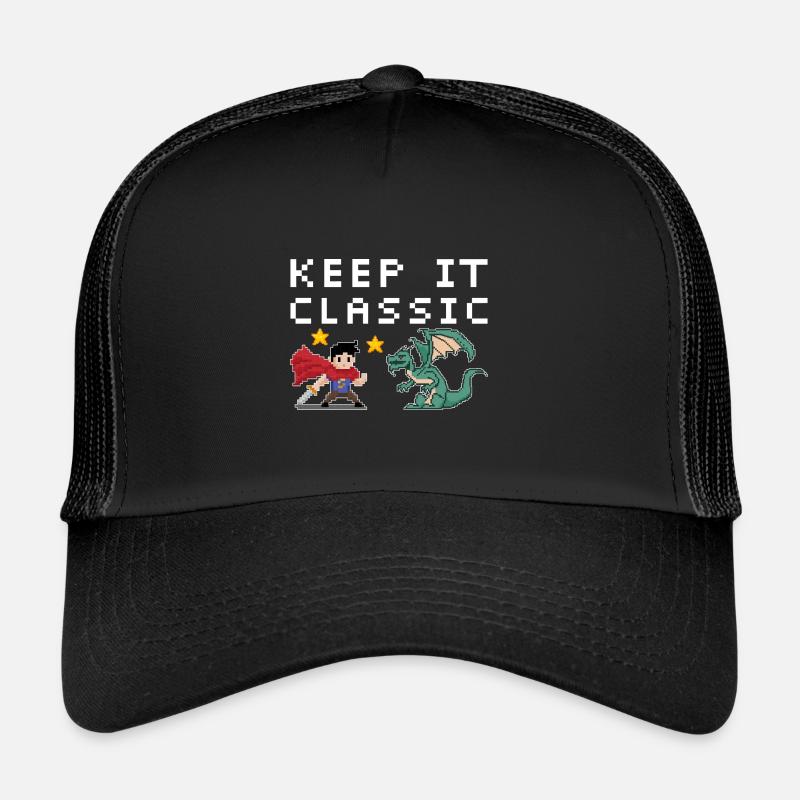 Retro Zocker Sprüche Gaming Geschenk Trucker Cap