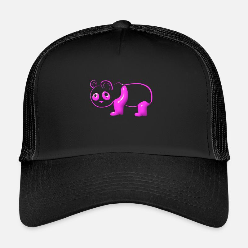 pinker Panda Symbol Tier Bär Trucker Cap