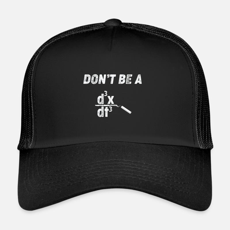 Funny Math Quote Math Teacher Math Sayings - Trucker Cap - black/black