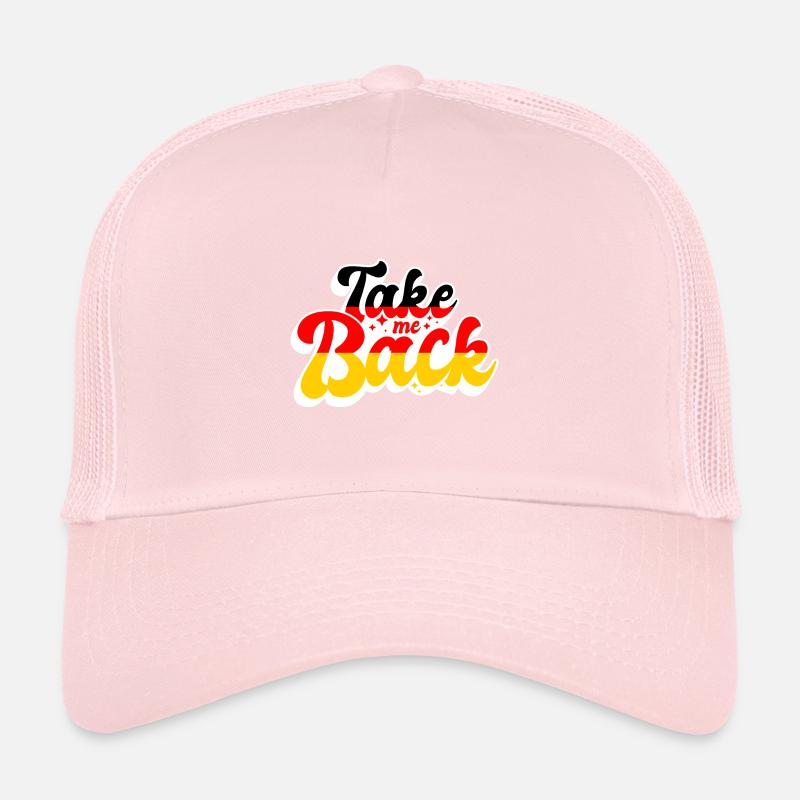 Drapeau allemand Mal du pays Drapeau allemand Casquette trucker 