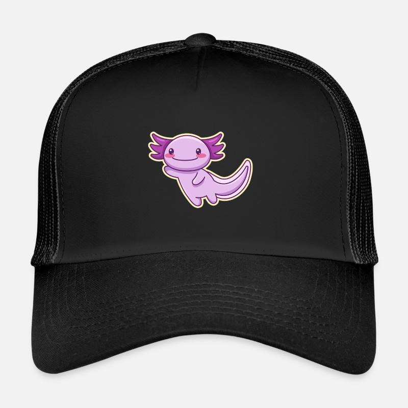 Purple Axolotl Design for Axolotl Lovers Trucker Cap