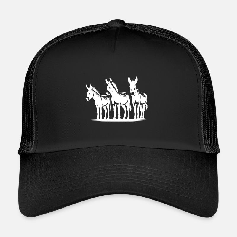 Portrait de groupe d’amis ânes Casquette trucker 