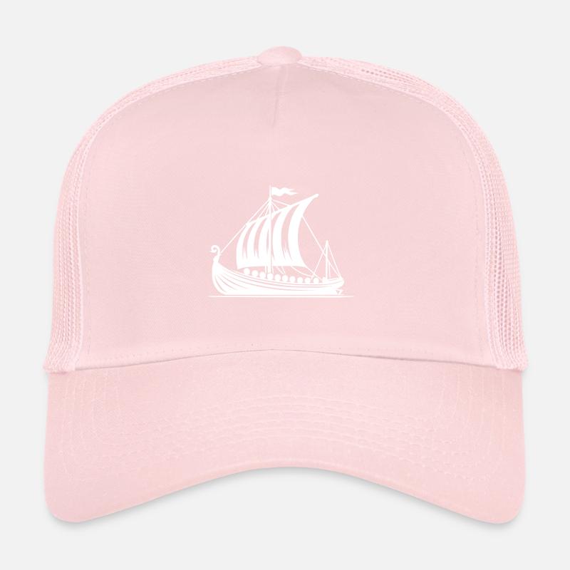 Drachenboot Wikinger Style Segel Design Trucker Cap