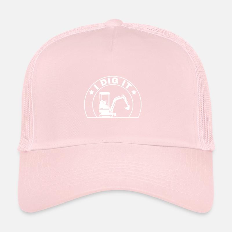Retro Excavator Slogan Excavator Driver Construction Site Trucker Cap