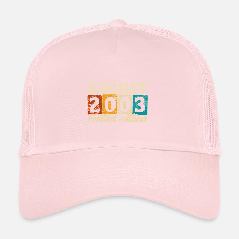 Limited Edition August 2003 Geburtstag - Geschenk Trucker Cap