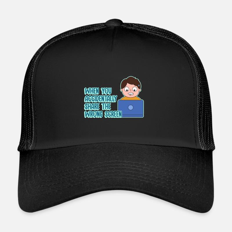 Conception de blagues de partage d’écran de travail pour Proud Pinoys Casquette trucker 