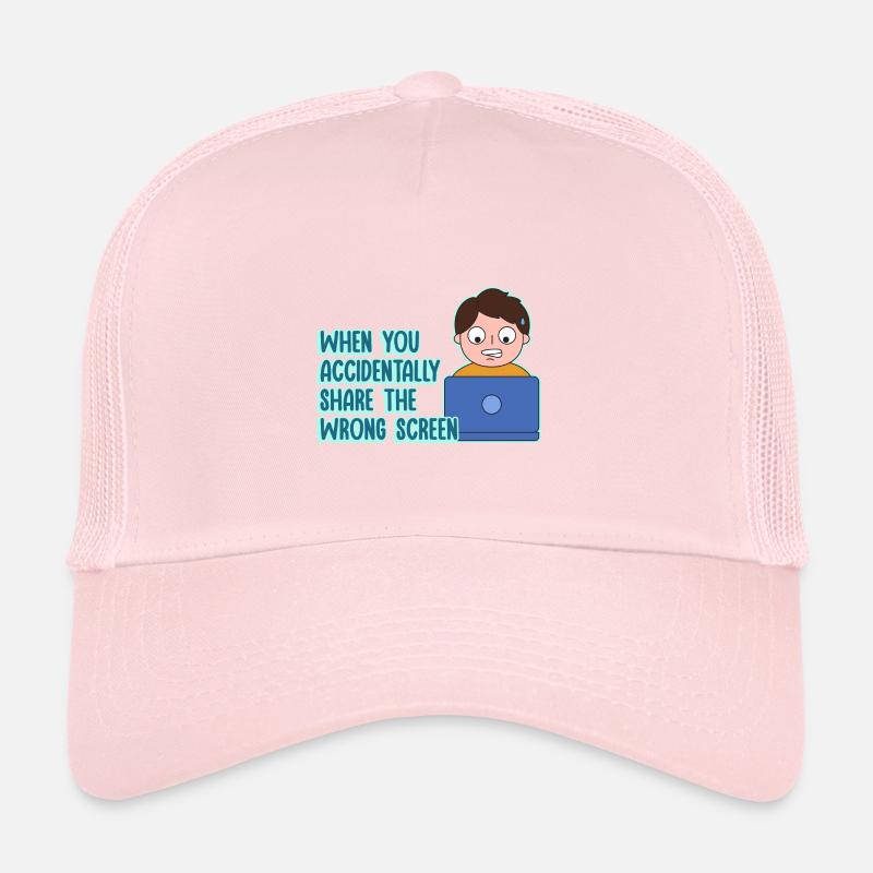 Conception de blagues de partage d’écran de travail pour Proud Pinoys Casquette trucker 